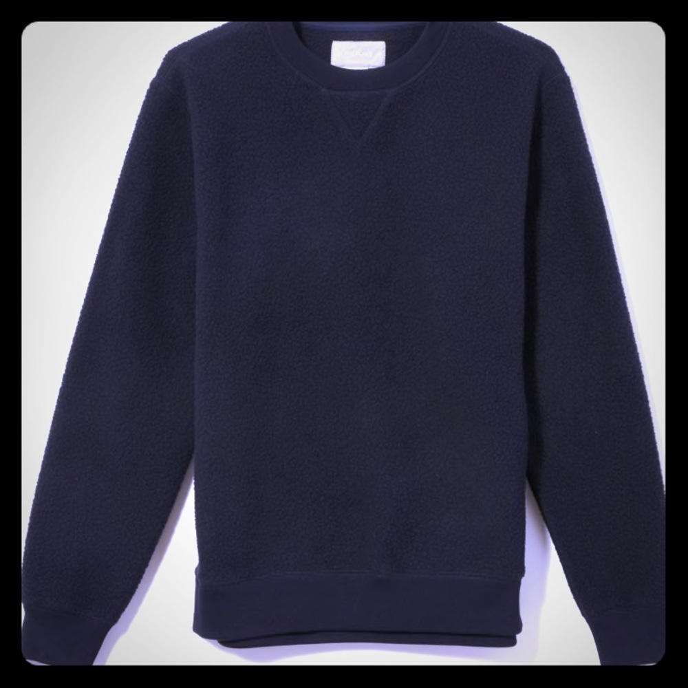 Mens Everlane fleece sweatshirt NWT - Eveane ReNew